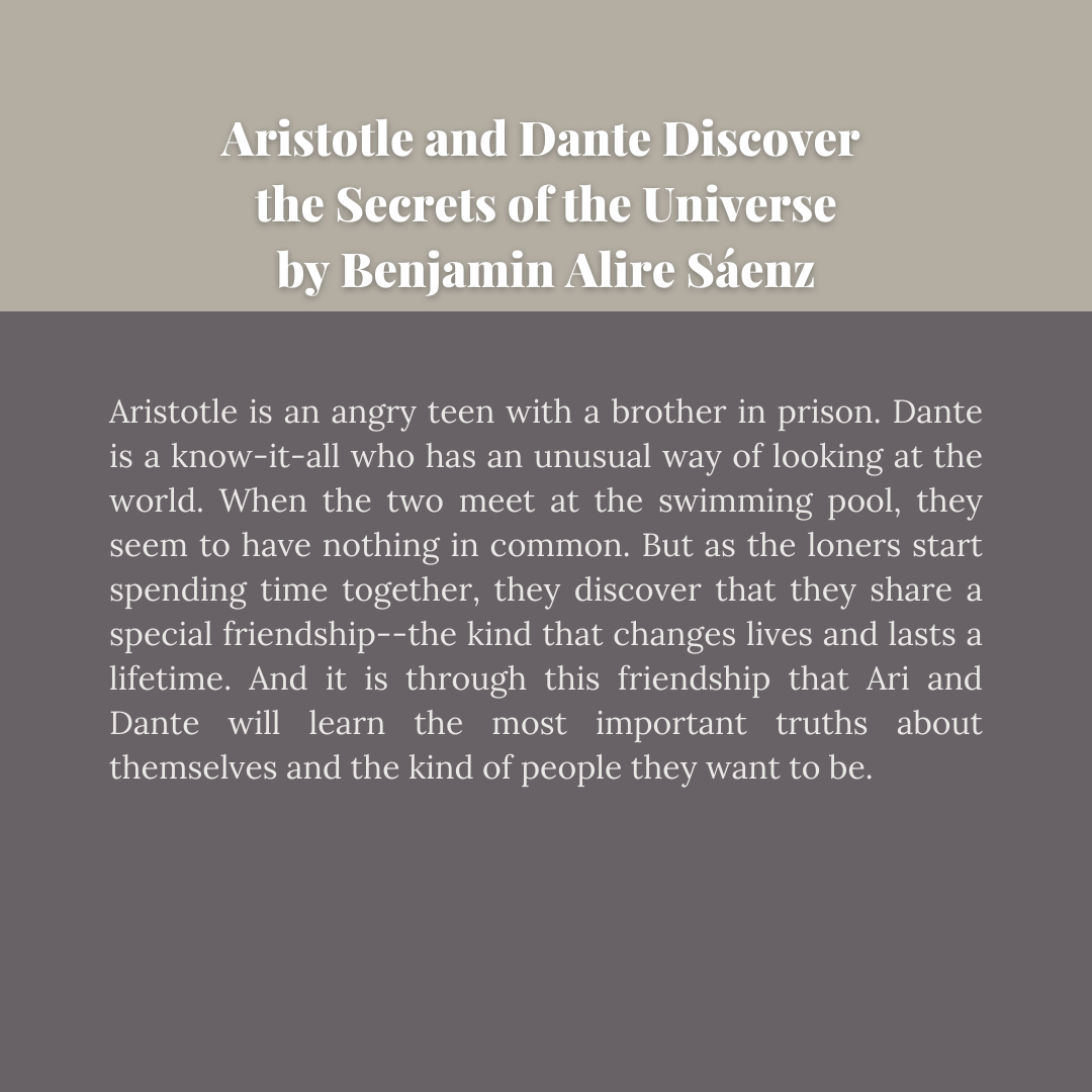 aristotle and dante books in order